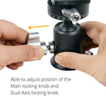 VEO BH-110S Arca Compatible Dual Axis Ball Head (to 10kg)