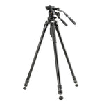 Alta Pro 3VRL 303AV 18 - Aluminium Tripod with removable levelling base and video head - 15kg load capacity