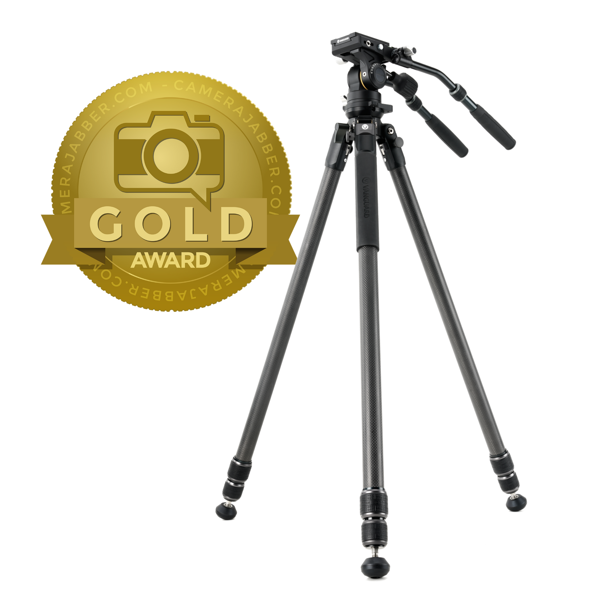 Alta Pro 3VL 303CV 18 - Carbon Tripod with levelling base and video head - 15kg load capacity