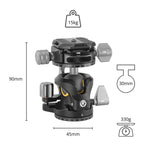 LBP-45S Arca Compatible Low Profile Dual Axis Pro Ball Head