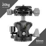 LBP-50S Arca Compatible Low Profile Dual Axis Pro Ball Head