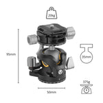 LBP-50S Arca Compatible Low Profile Dual Axis Pro Ball Head