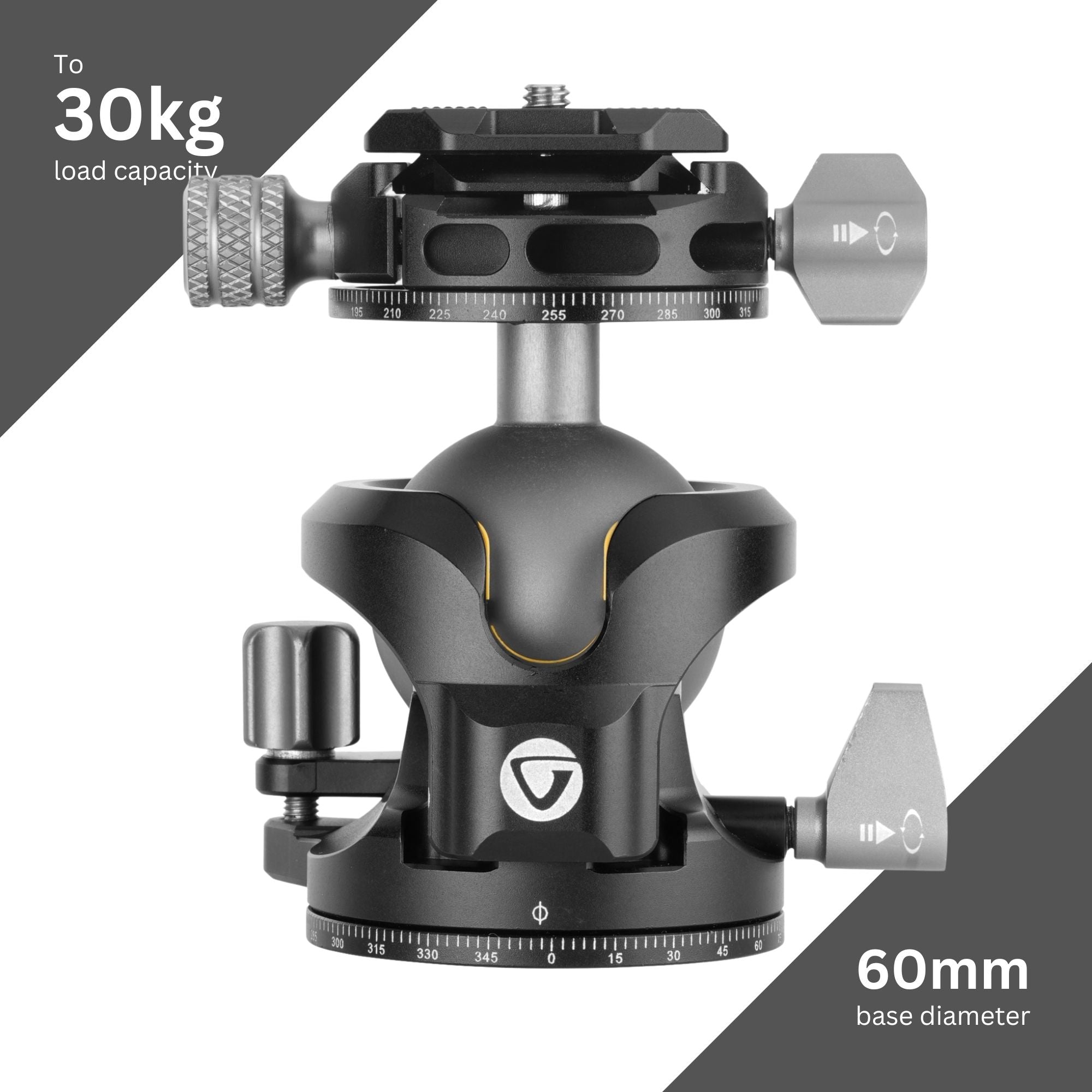 LBP-60S Arca Compatible Low Profile Dual Axis Pro Ball Head – Vanguard ...