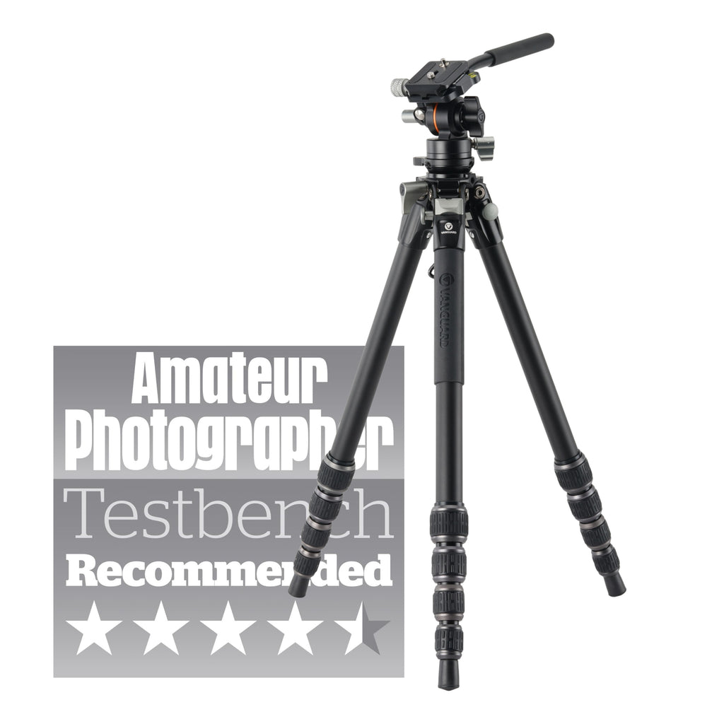 Alta Pro 3VLT 235AV 12 - Aluminium Travel Tripod with levelling base and video head - 5kg load capacity