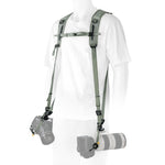 PRO 2N1 Arca compatible Dual Camera Harness - Green