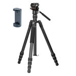 VESTA GO 234CV 10 Carbon Travel Tripod with Video Head - 5kg Capacity