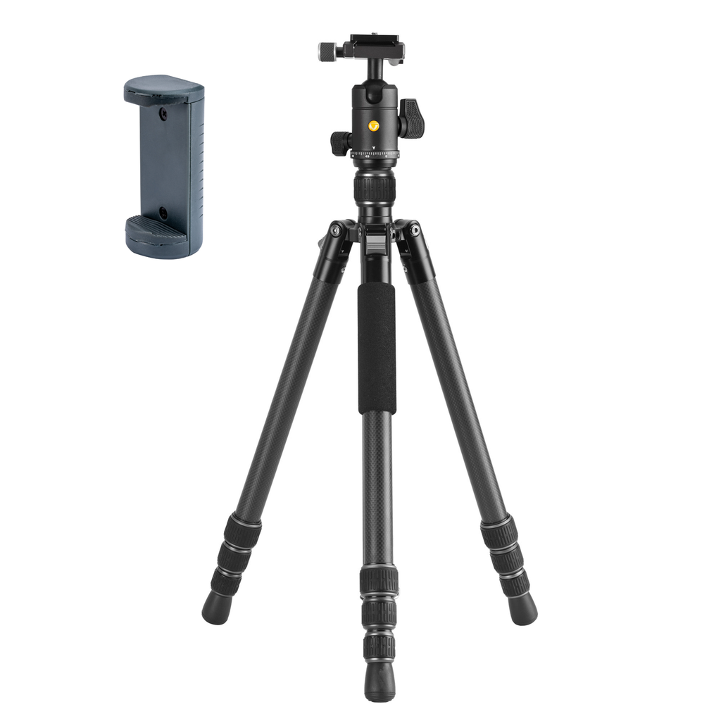 VESTA GO 264CB Carbon Travel Tripod with Ball Head - 10kg Load Capacity