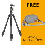 VESTA GO 204AB Aluminium Travel Tripod with Ball Head - 3kg Load Capacity