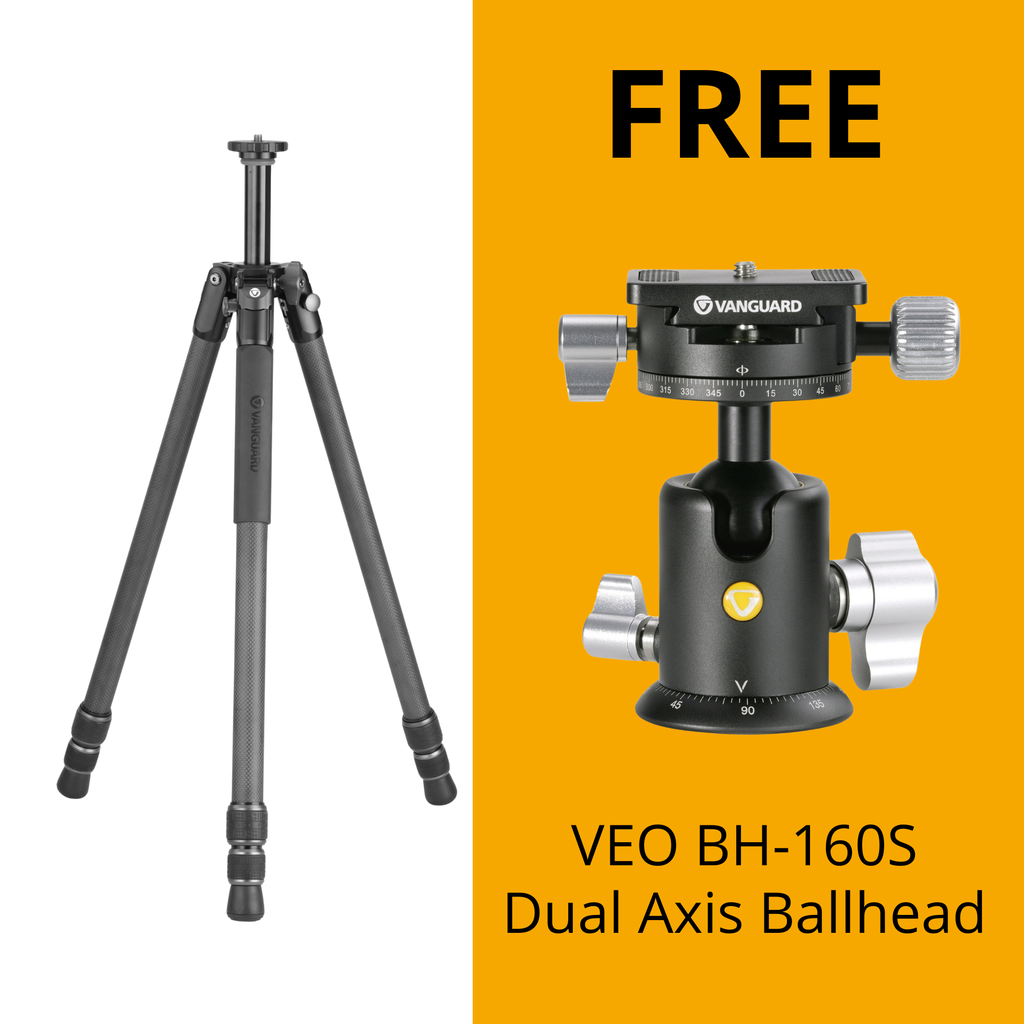 VEO 3 303CT Traditional Carbon Tripod - 25kg capacity