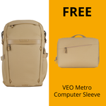 VEO Metro 30 Litre Beige Camera Backpack