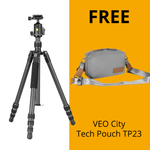 VESTA GO 234CB Carbon Travel Tripod with Ball Head - 4.5kg Load Capacity