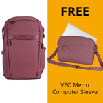 VEO Metro 30 Litre Burgundy Camera Backpack