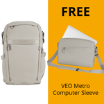 VEO Metro 30 Litre Cream Camera Backpack