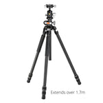 VEO 3+ 263CB 160S Versatile Carbon Tripod with Dual Axis Ball Head - 15kg Load Capacity