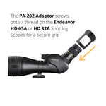 PA-202 Digiscope Adaptor For Endeavor HD Spotting Scopes