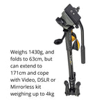 VEO 2S AM-264TV Monopod with Tri-Feet and free Video Head