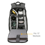 VEO ADAPTOR R44 GY Backpack with USB Port - Rear Access