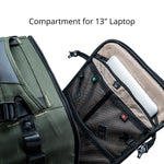 VEO Select 55BT GR - 22 Litre 4-wheel Roller Case/Backpack - Green