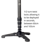 VEO 2S AM-234TBP Aluminium Monopod with Tri-Feet and Ball/Pan Head
