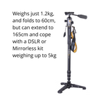VEO 2S AM-234TBP Aluminium Monopod with Tri-Feet and Ball/Pan Head